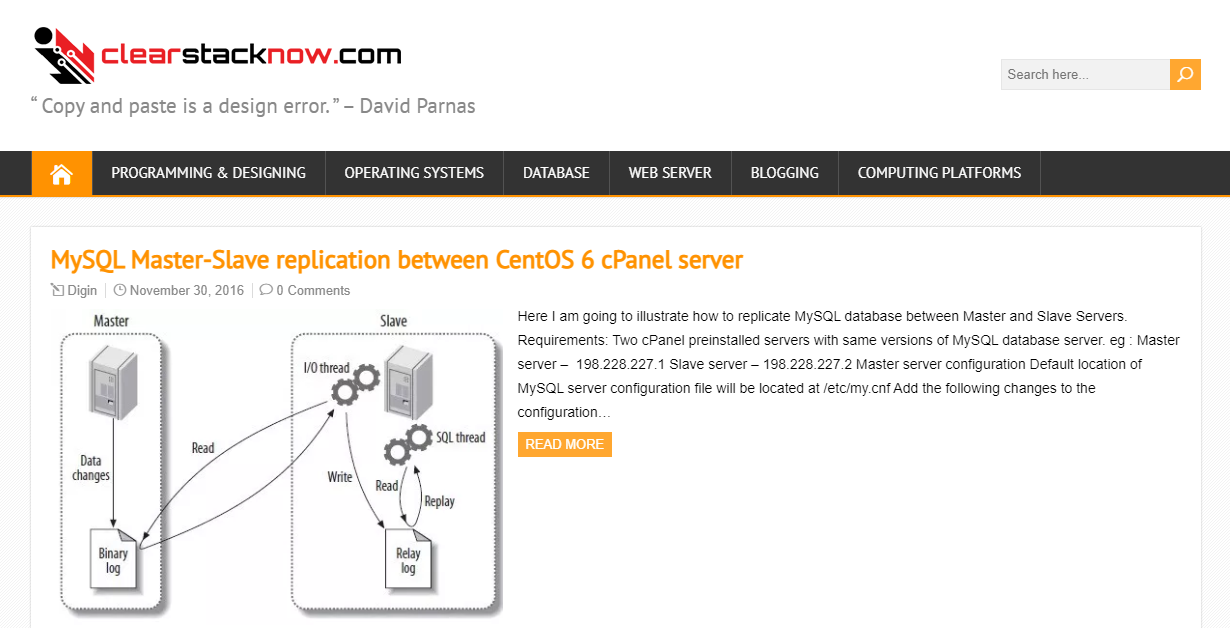 WordPress CMS Development: ClearStackNow.com